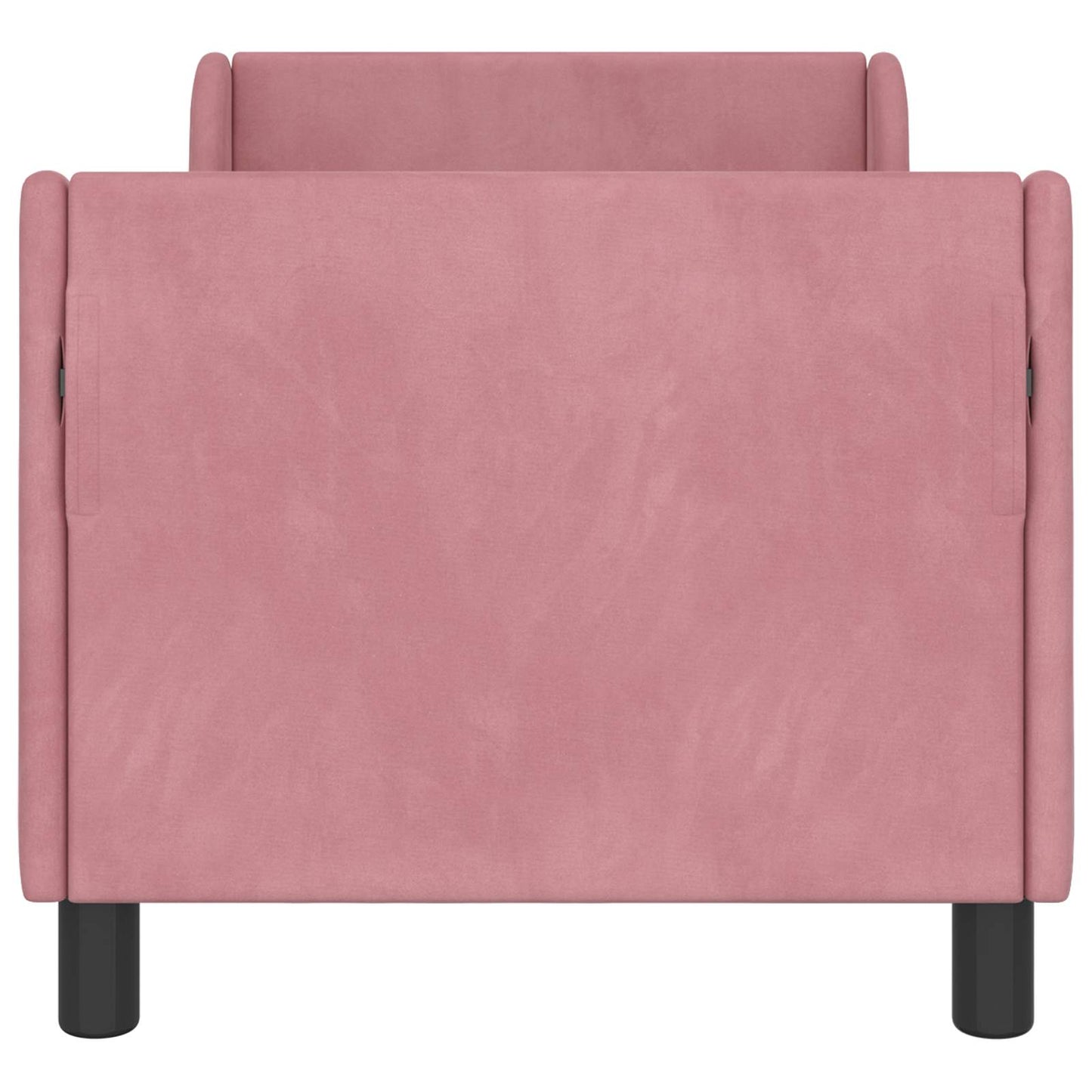 Peuterbedframe met hoofdbord Roze 70 x 140 cm Fluweel