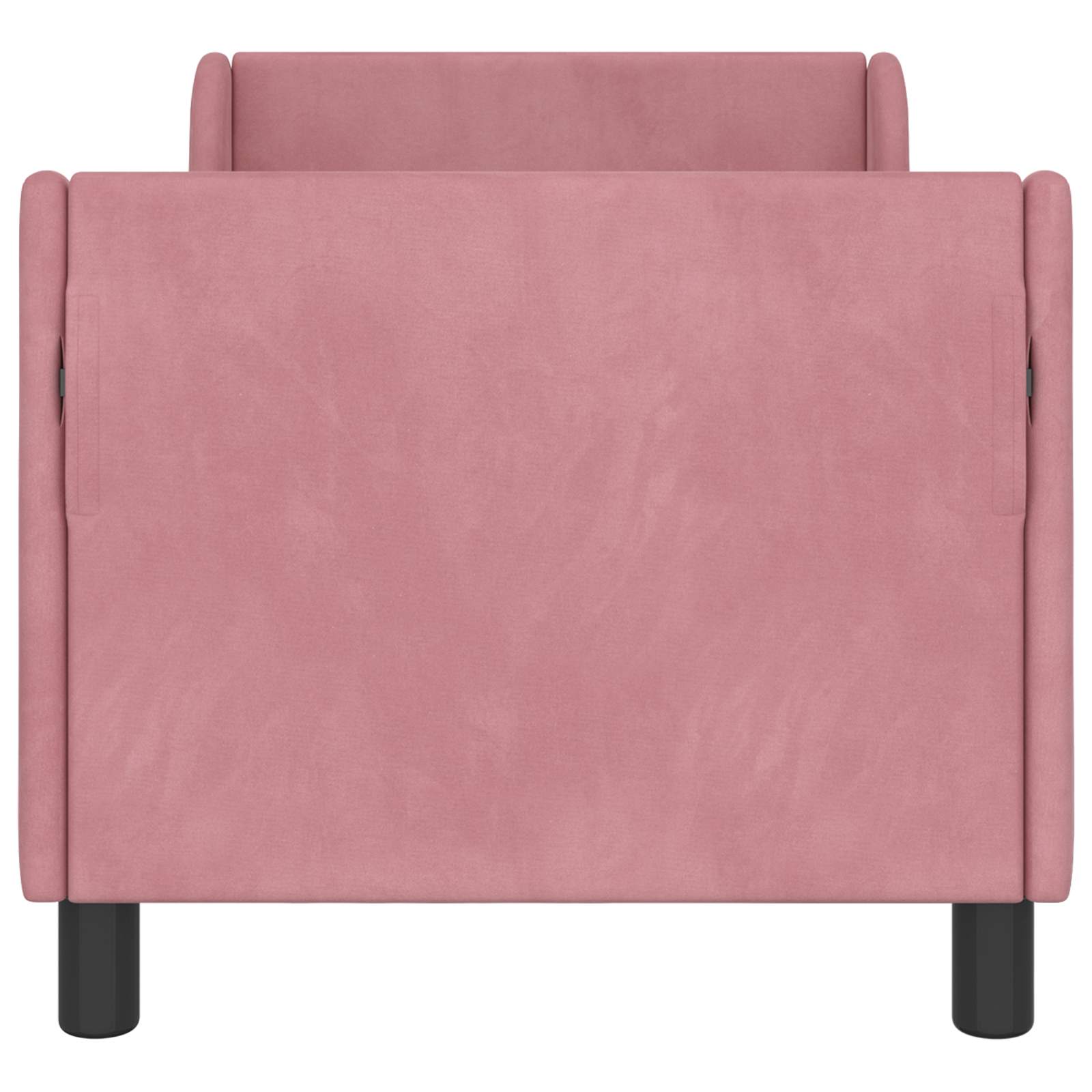 Peuterbedframe met hoofdbord Roze 70 x 140 cm Fluweel