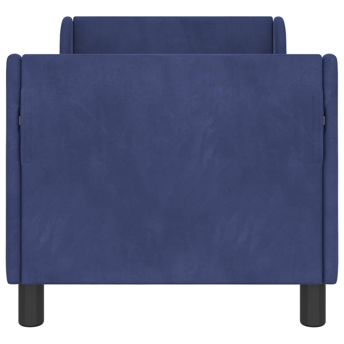 Peuterbedframe met hoofdbord Politieblauw 70 x 140 cm Fluweel