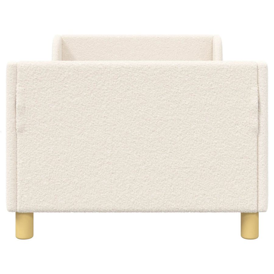 Bedframe voor kinderen met hoofdbord Crèmekleurig 80 x 160 cm
