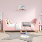 Kinderbedframe 80x160 cm roze spaanplaat