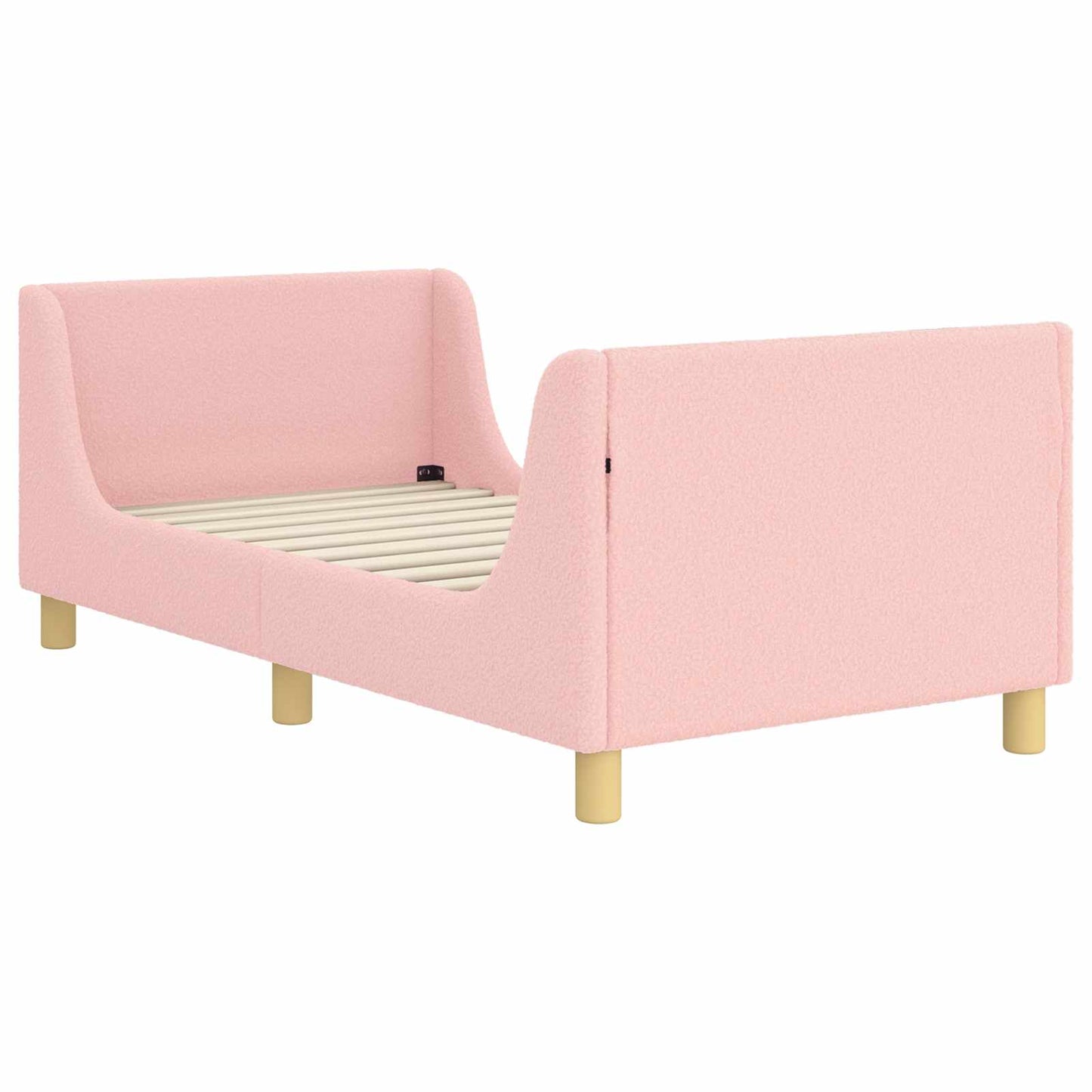 Bedframe voor kinderen met hoofdbord Roze 80 x 160 cm