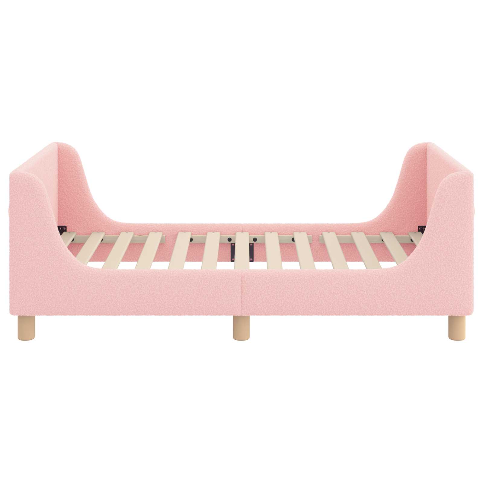 Bedframe voor kinderen met hoofdbord Roze 80 x 160 cm