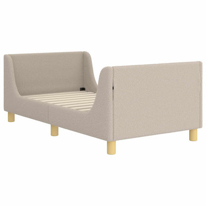 Bedframe voor kinderen met hoofdbord Lichtgrijs 80 x 160 cm