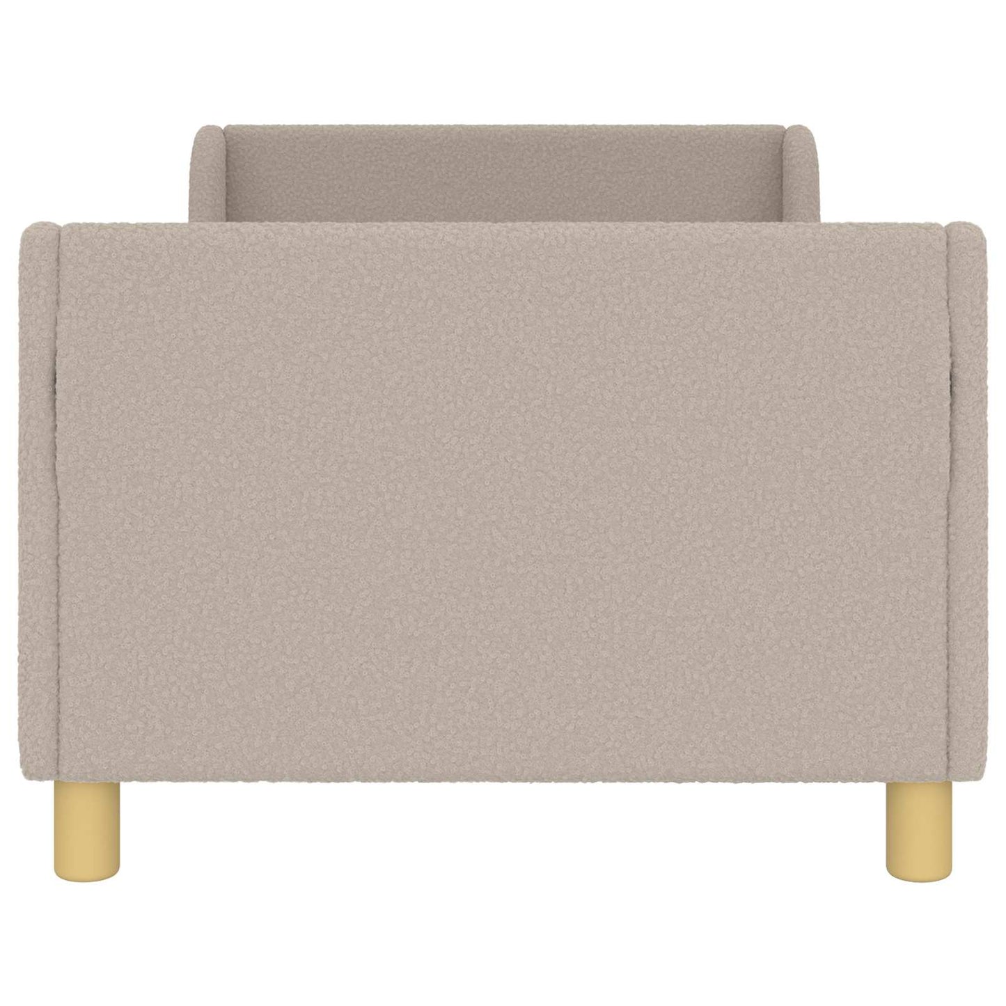 Bedframe voor kinderen met hoofdbord Lichtgrijs 80 x 160 cm