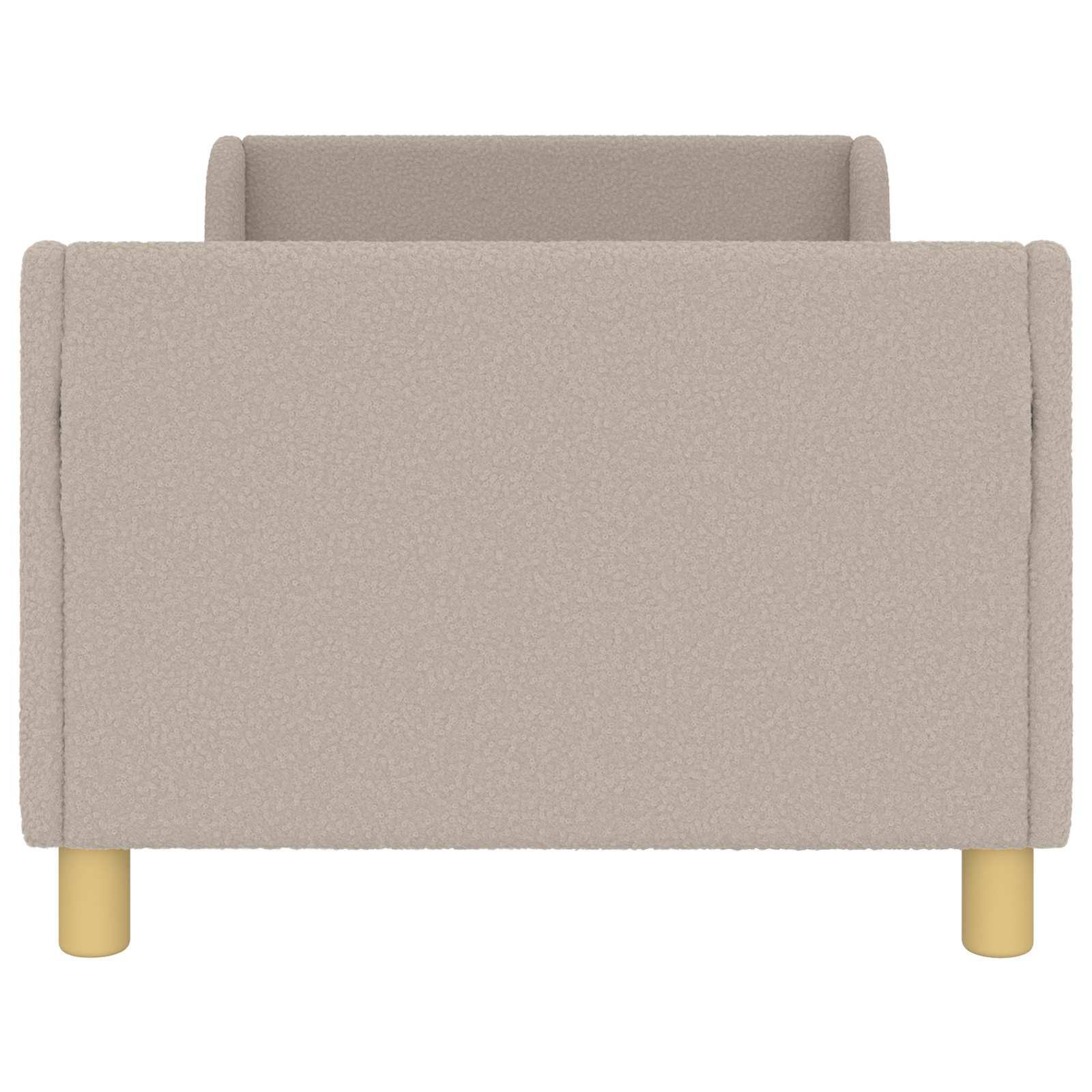 Bedframe voor kinderen met hoofdbord Lichtgrijs 80 x 160 cm