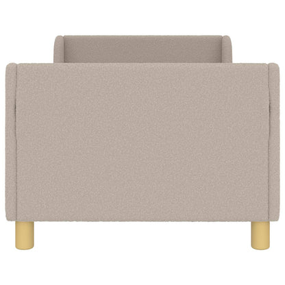 Bedframe voor kinderen met hoofdbord Lichtgrijs 80 x 160 cm