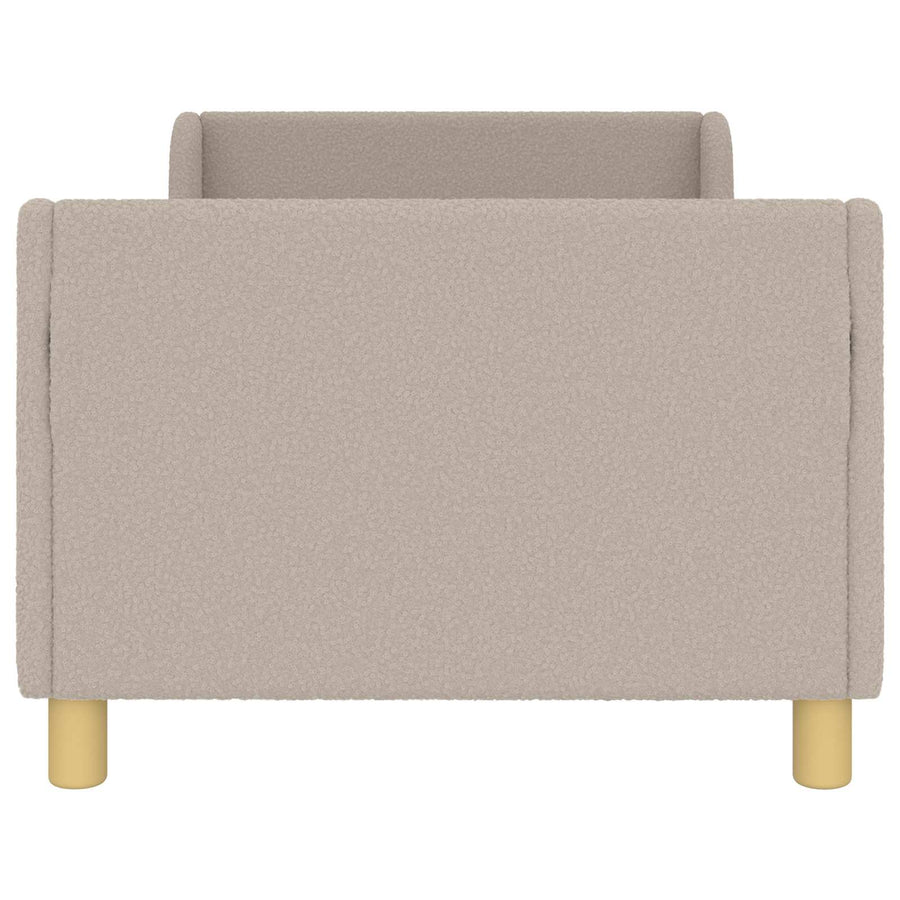 Bedframe voor kinderen met hoofdbord Lichtgrijs 80 x 160 cm