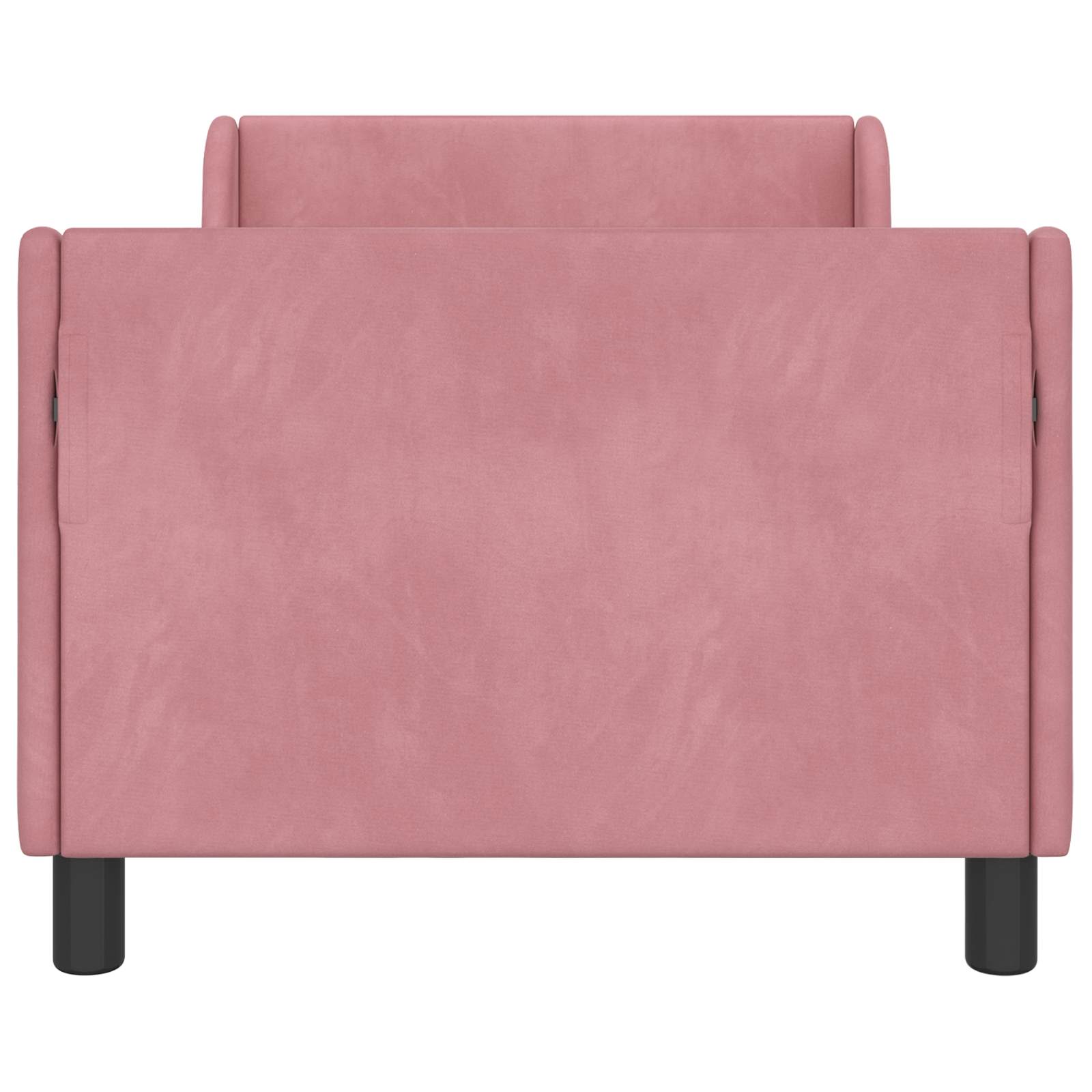 Bedframe voor kinderen met hoofdbord Roze 80 x 160 cm Fluweel
