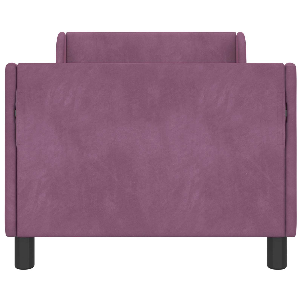 Bedframe voor kinderen met hoofdbord Paars 80 x 160 cm Fluweel