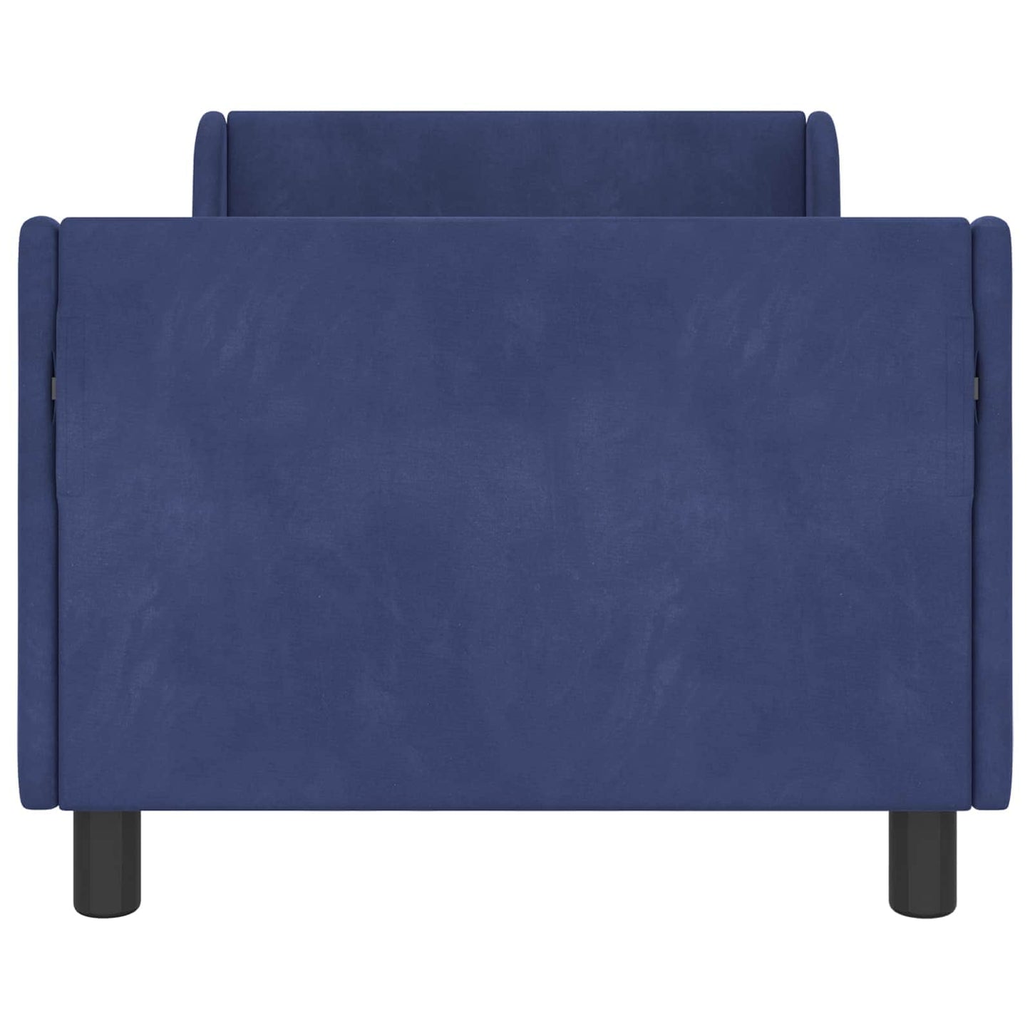 Bedframe voor kinderen met hoofdbord Politieblauw 80 x 160 cm