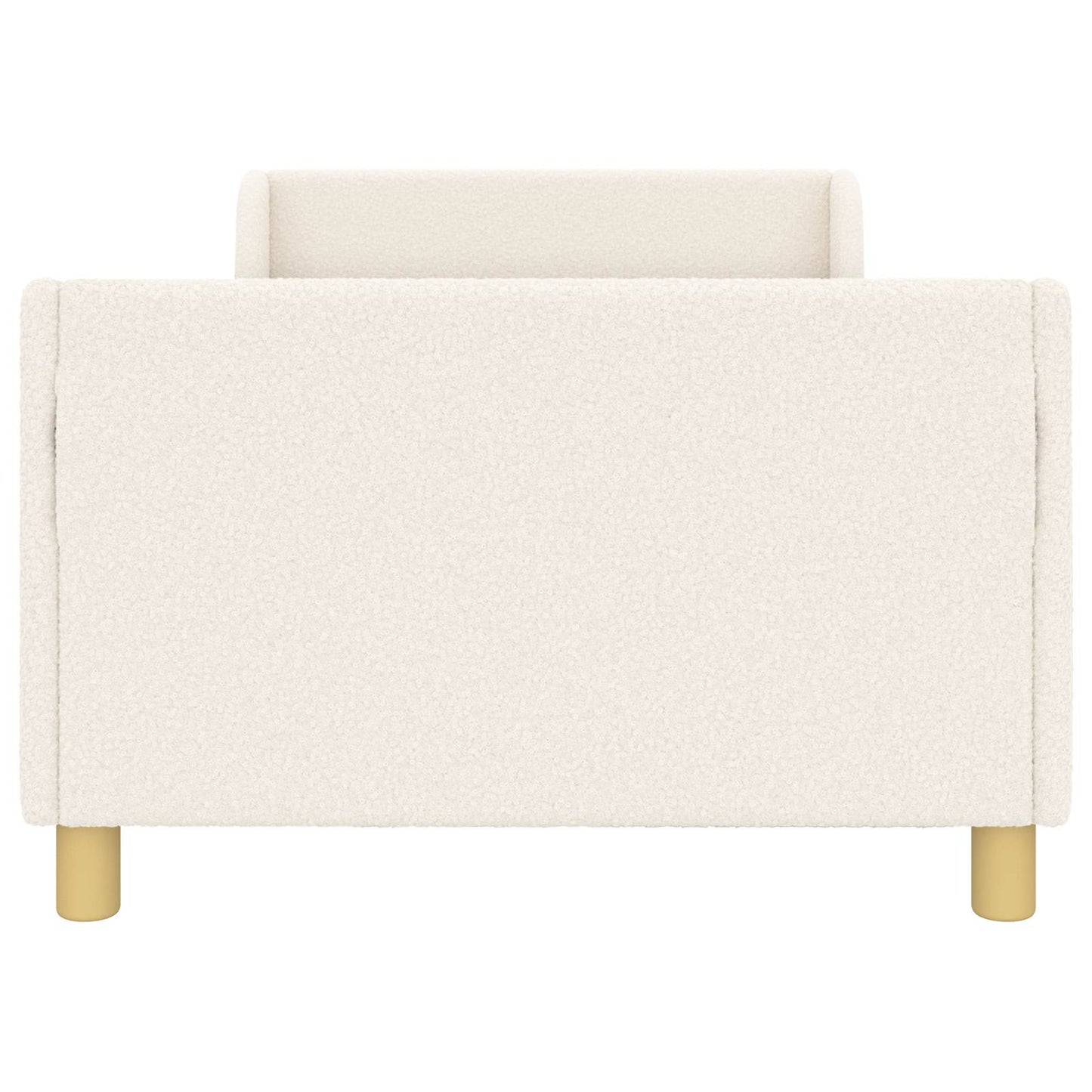 Bedframe voor kinderen met hoofdbord Crème 80 x 200 cm