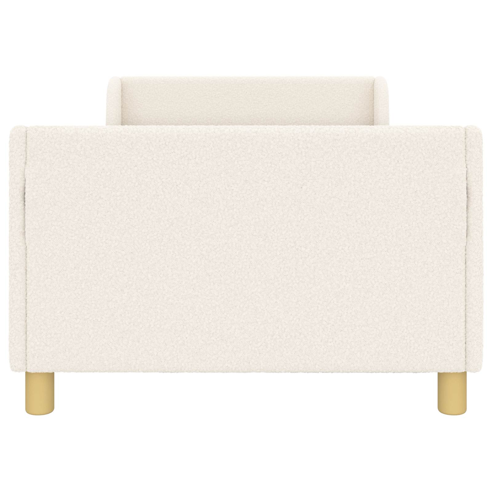 Bedframe voor kinderen met hoofdbord Crème 80 x 200 cm