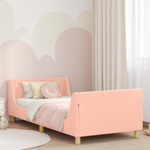 Bedframe voor kinderen met hoofdbord Roze 80 x 200 cm