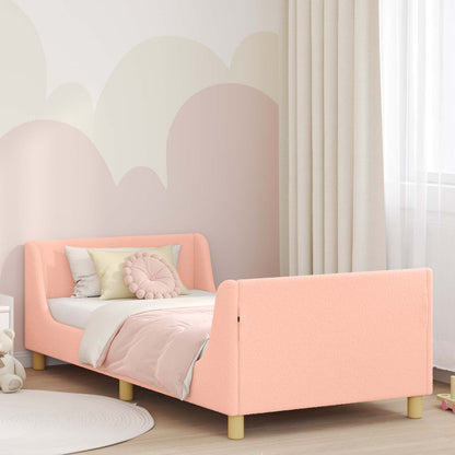 Bedframe voor kinderen met hoofdbord Roze 80 x 200 cm