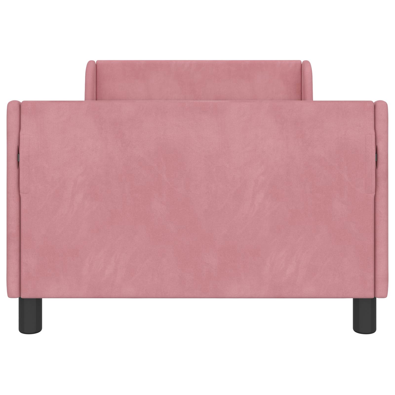 Bedframe voor kinderen met hoofdbord Roze 80 x 200 cm Fluweel