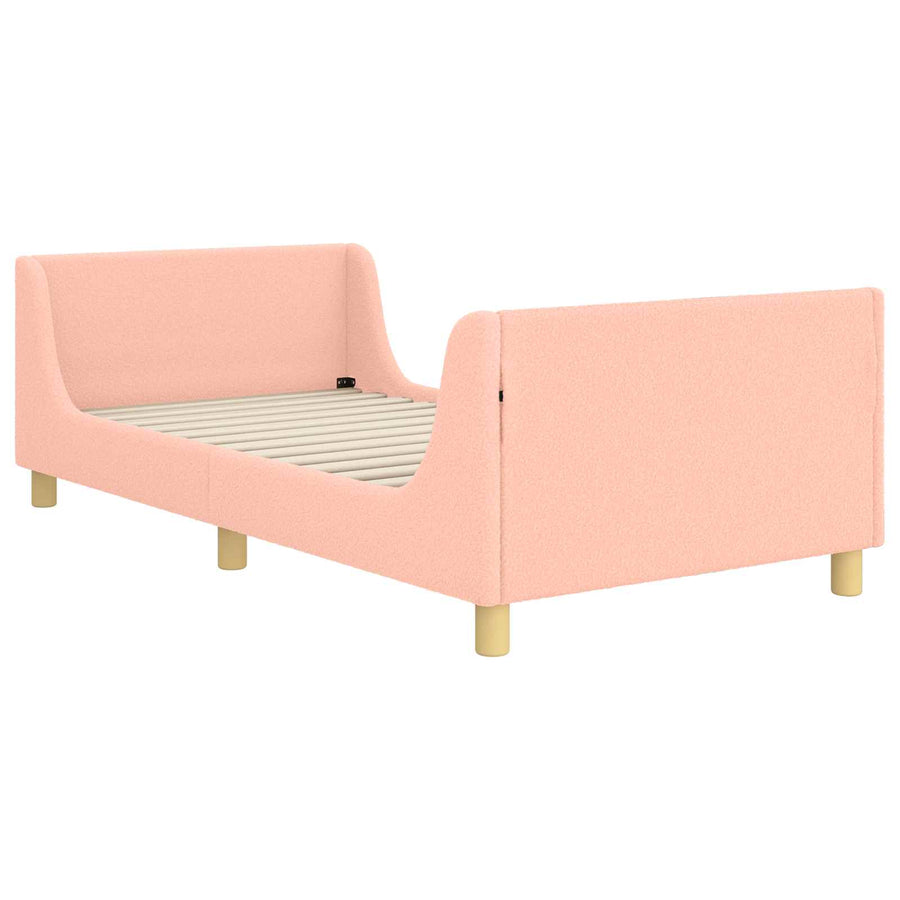 Bedframe voor kinderen met hoofdbord Roze 90 x 200 cm