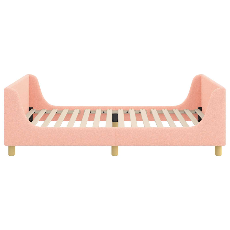 Bedframe voor kinderen met hoofdbord Roze 90 x 200 cm