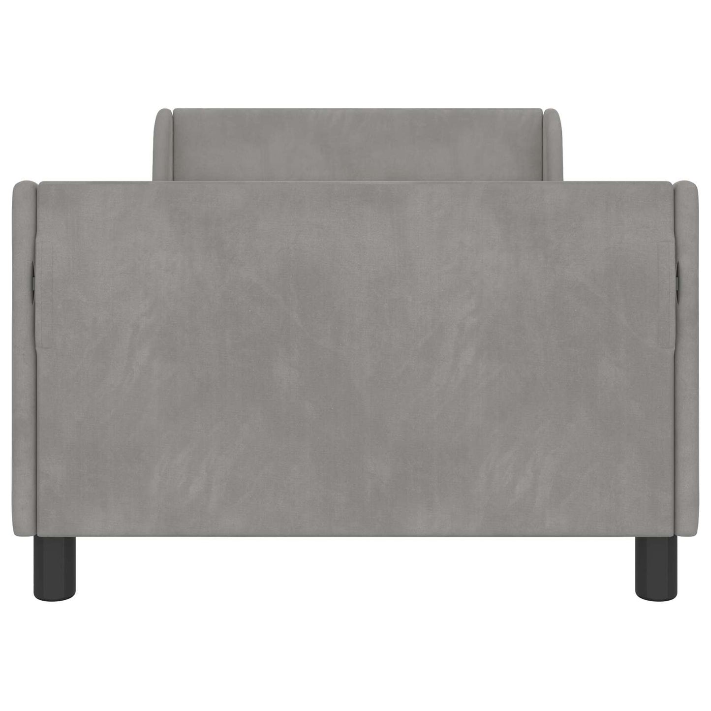 Bedframe voor kinderen met hoofdbord Lichtgrijs 90 x 200 cm