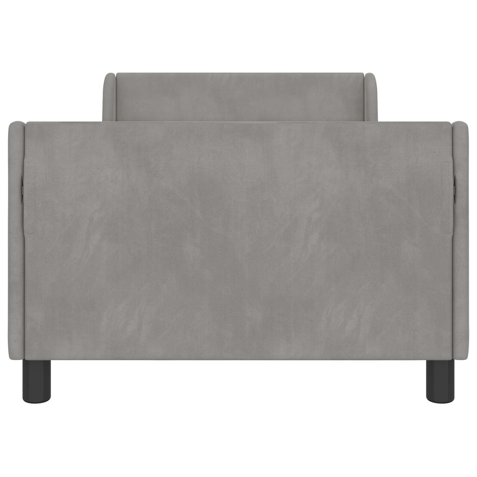 Bedframe voor kinderen met hoofdbord Lichtgrijs 90 x 200 cm