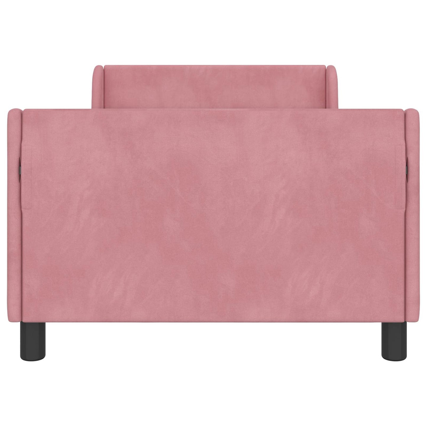Bedframe voor kinderen met hoofdbord Roze 90 x 200 cm Fluweel