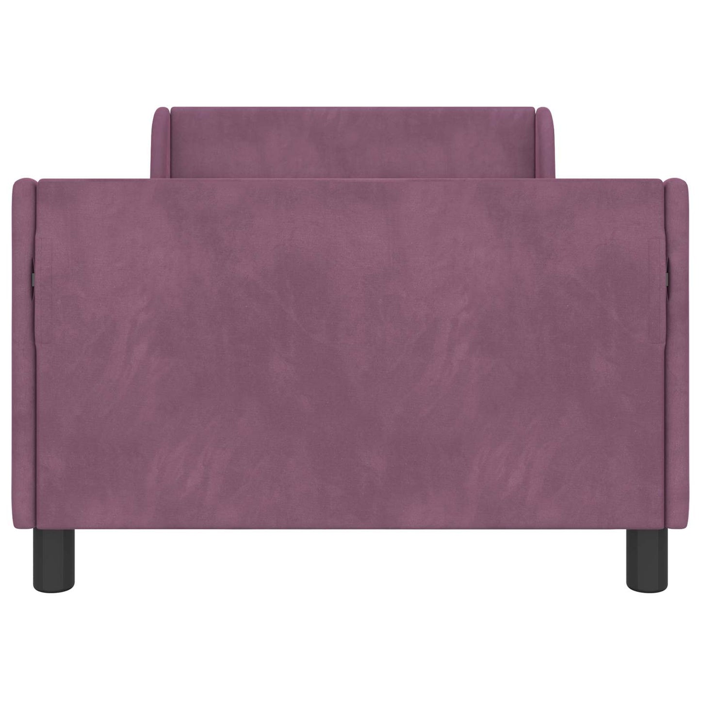 Bedframe voor kinderen met hoofdbord Paars 90 x 200 cm Fluweel