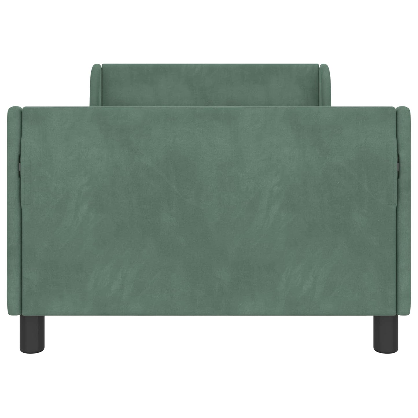 Bedframe voor kinderen met hoofdbord Zeegroen 90 x 200 cm