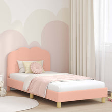 Bedframe voor kinderen met hoofdbord Roze 80 x 200 cm