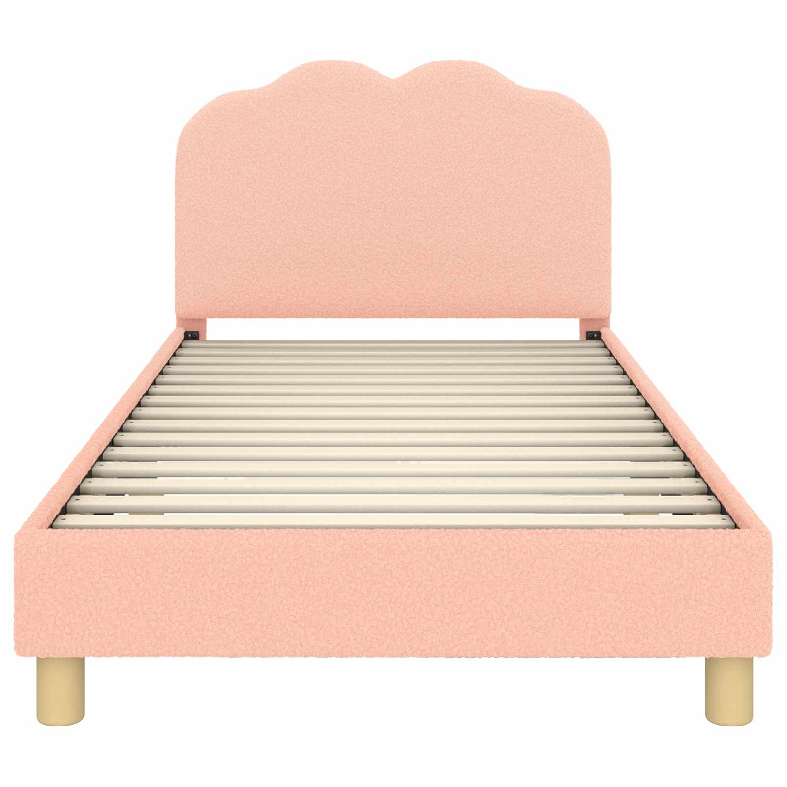 Bedframe voor kinderen met hoofdbord Roze 80 x 200 cm