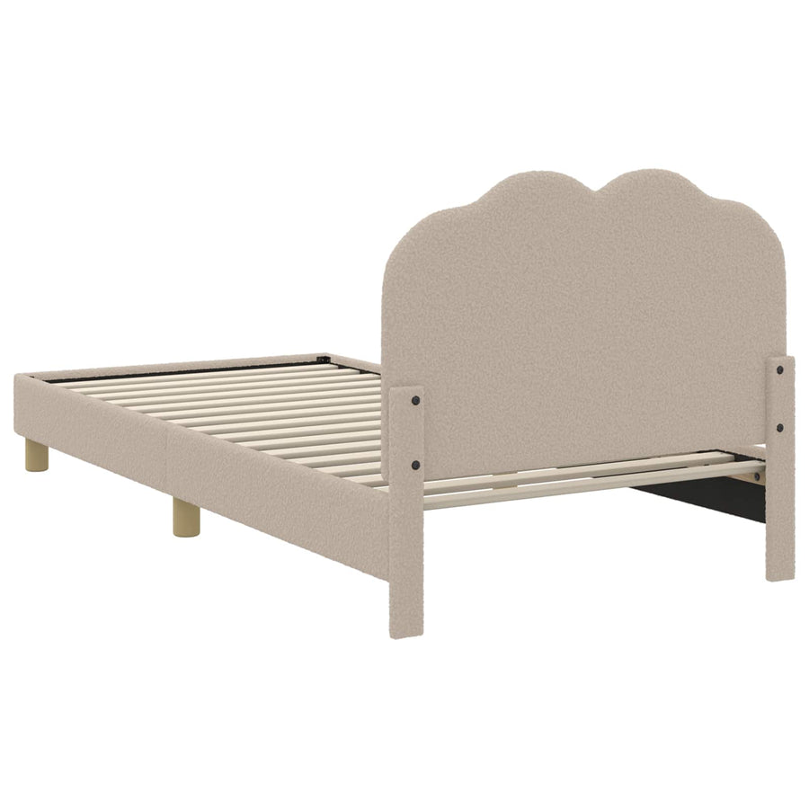 Bedframe voor kinderen met hoofdbord Lichtgrijs 80 x 200 cm
