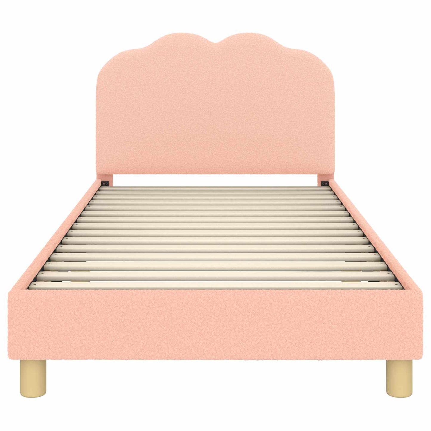 Bedframe voor kinderen met hoofdbord Roze 90 x 200 cm