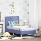 Peuterbed 70x140 cm jeans blauw stof