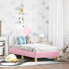 Peuterbedframe 70x140 cm roze PU