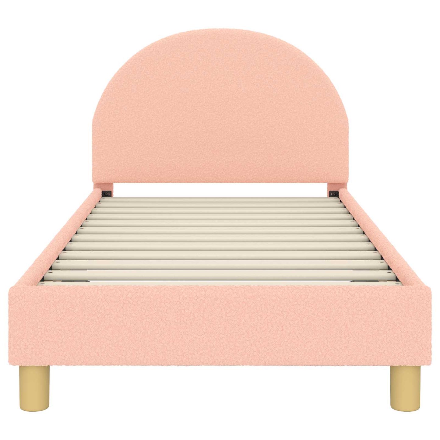 Bedframe voor kinderen met hoofdbord Roze 80 x 160 cm