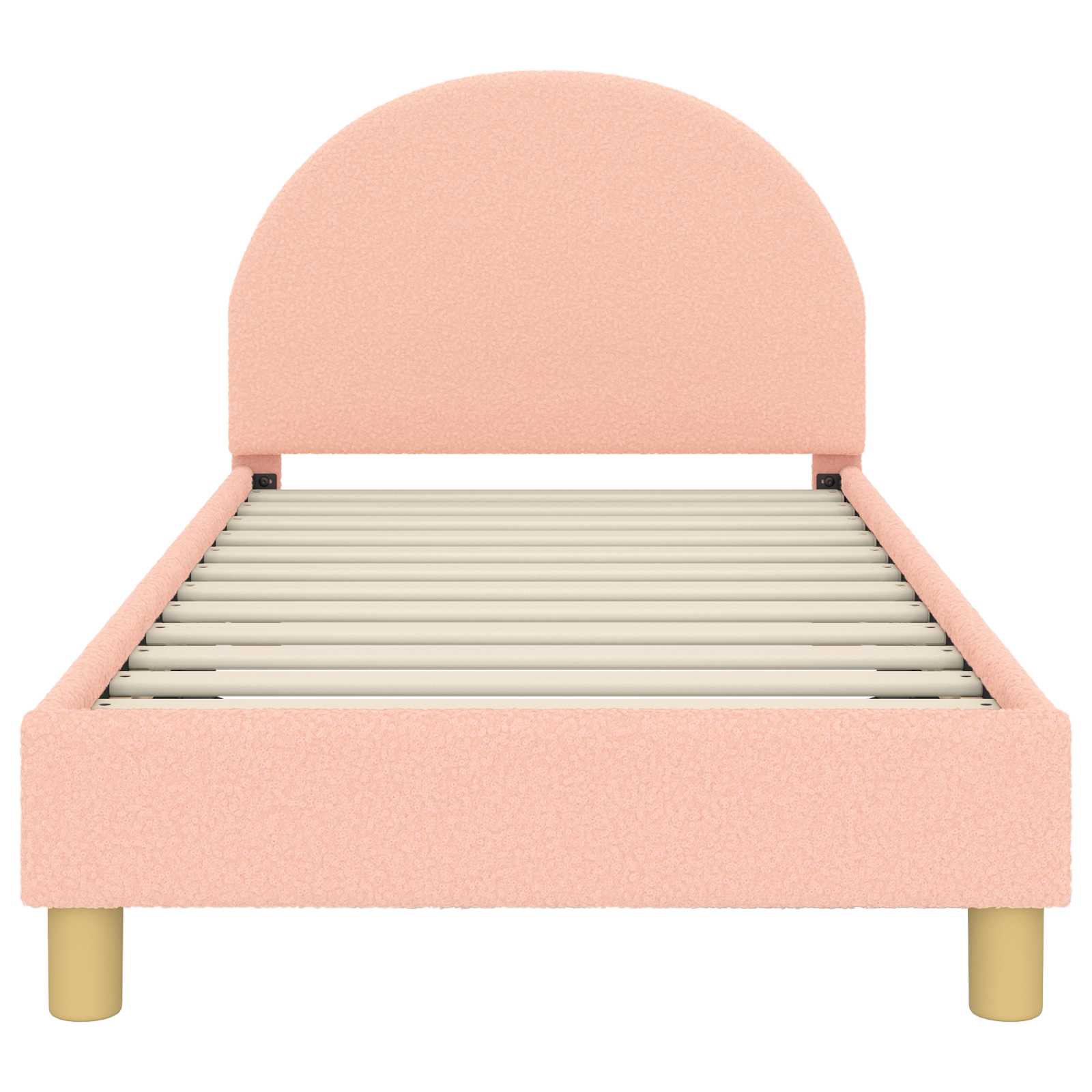 Bedframe voor kinderen met hoofdbord Roze 80 x 160 cm