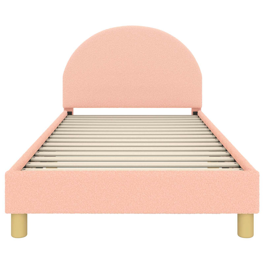 Bedframe voor kinderen met hoofdbord Roze 90 x 200 cm