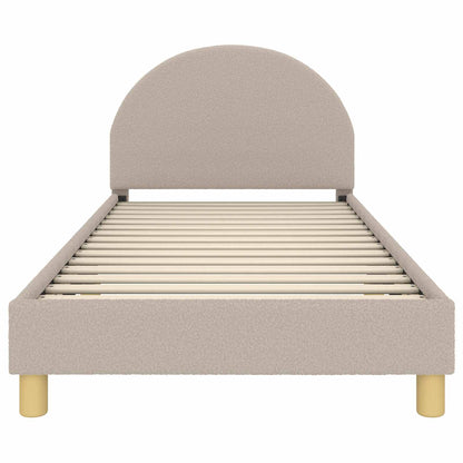 Bedframe voor kinderen met hoofdbord Lichtgrijs 90 x 200 cm