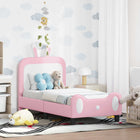 Peuterbedframe 70x140 cm roze PU