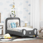 Peuterbed 70x140 cm lichtgrijs PU