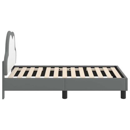 Peuterbedframe met hoofdbord Lichtgrijs 70 x 140 cm PU