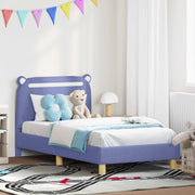 Kinderbedframe 80x160 cm jeans blauw