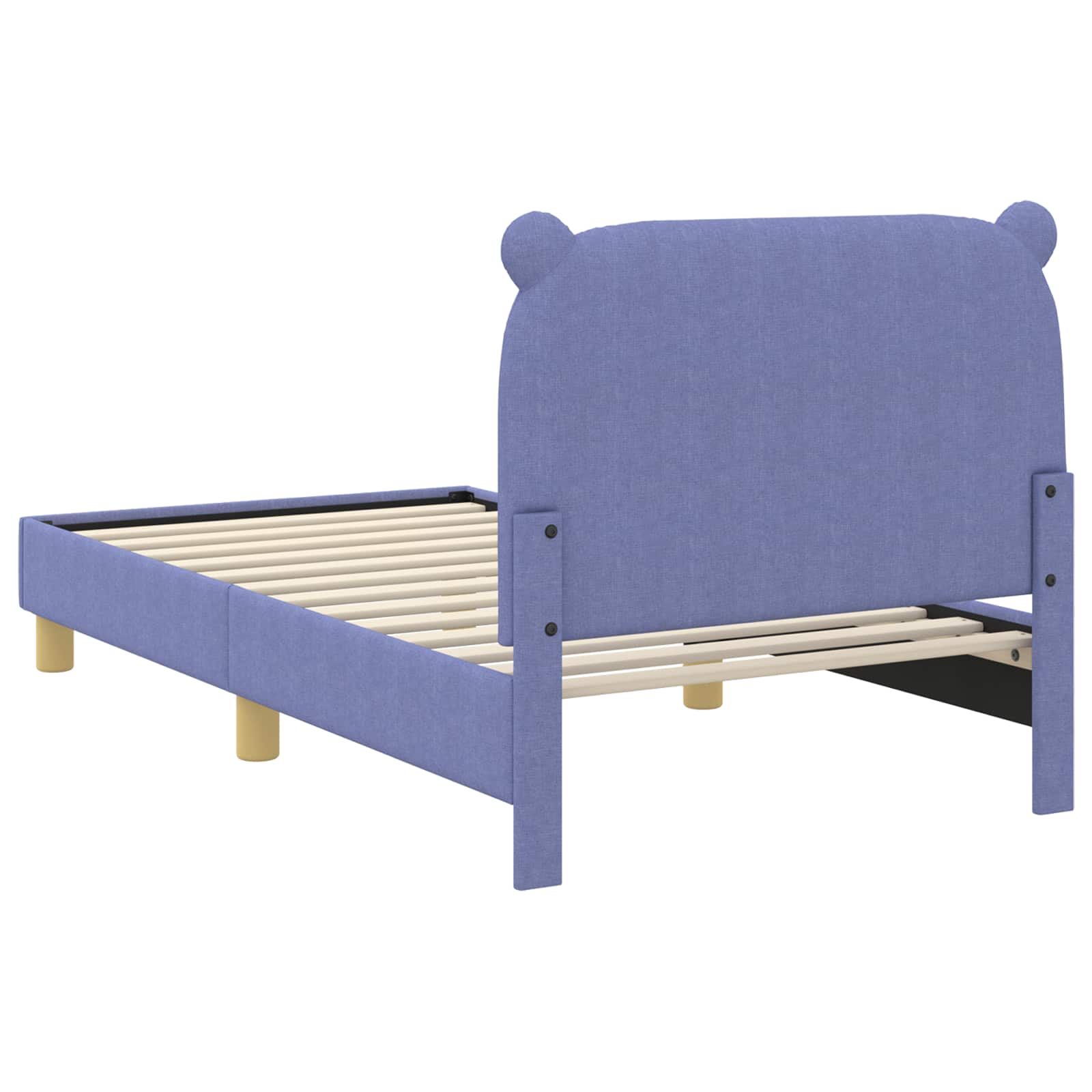 Bedframe voor kinderen met hoofdbord Jeans Blauw 80 x 160 cm