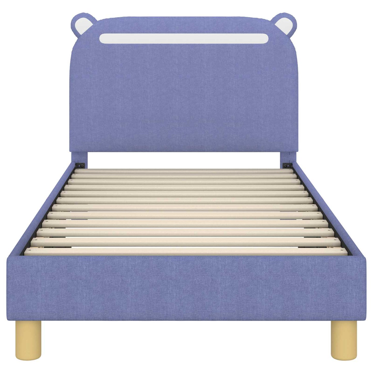 Bedframe voor kinderen met hoofdbord Jeans Blauw 80 x 160 cm
