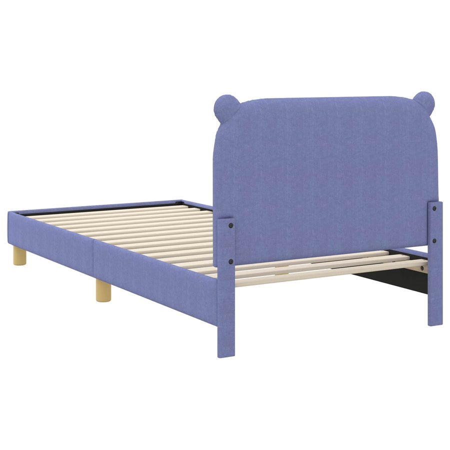 Bedframe voor kinderen met hoofdbord Jeans Blauw 90 x 190 cm