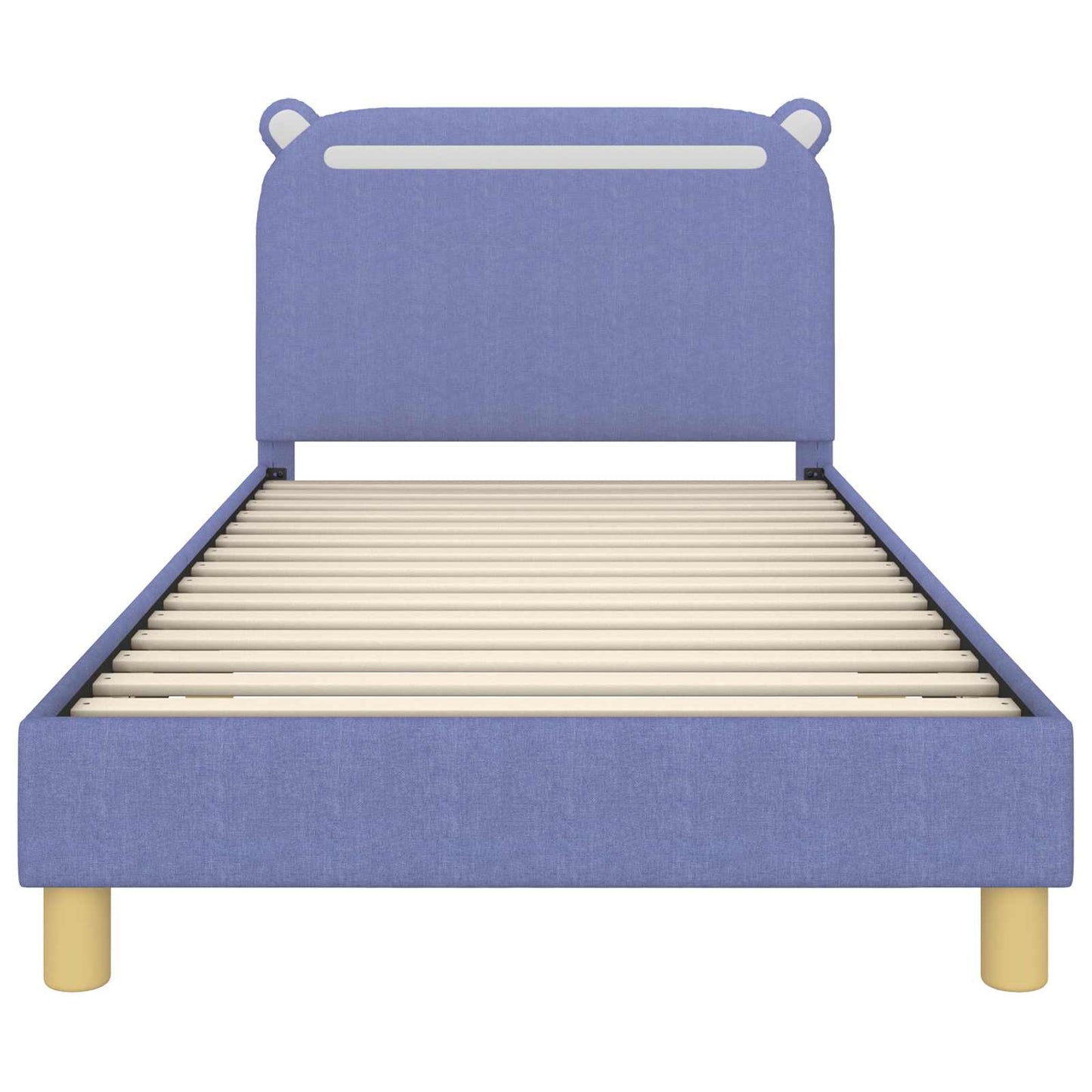 Bedframe voor kinderen met hoofdbord Jeans Blauw 90 x 200 cm