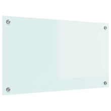 Keuken Achterwand Wit 70 x 40 x 0,8 cm gehard glas
