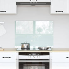 Keuken Achterwand Wit 70 x 50 x 0.8 cm gehard glas