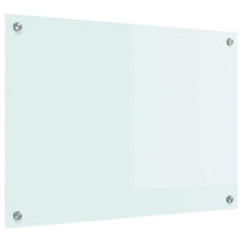 Keuken Achterwand Wit 70 x 50 x 0.8 cm gehard glas