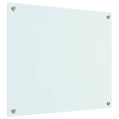 Keuken Achterwand Wit 70 x 60 x 0.8 cm gehard glas