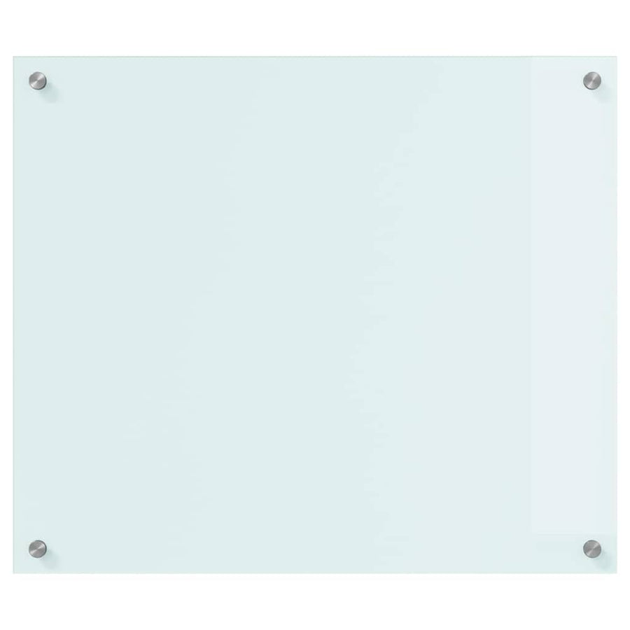 Keuken Achterwand Wit 70 x 60 x 0.8 cm gehard glas